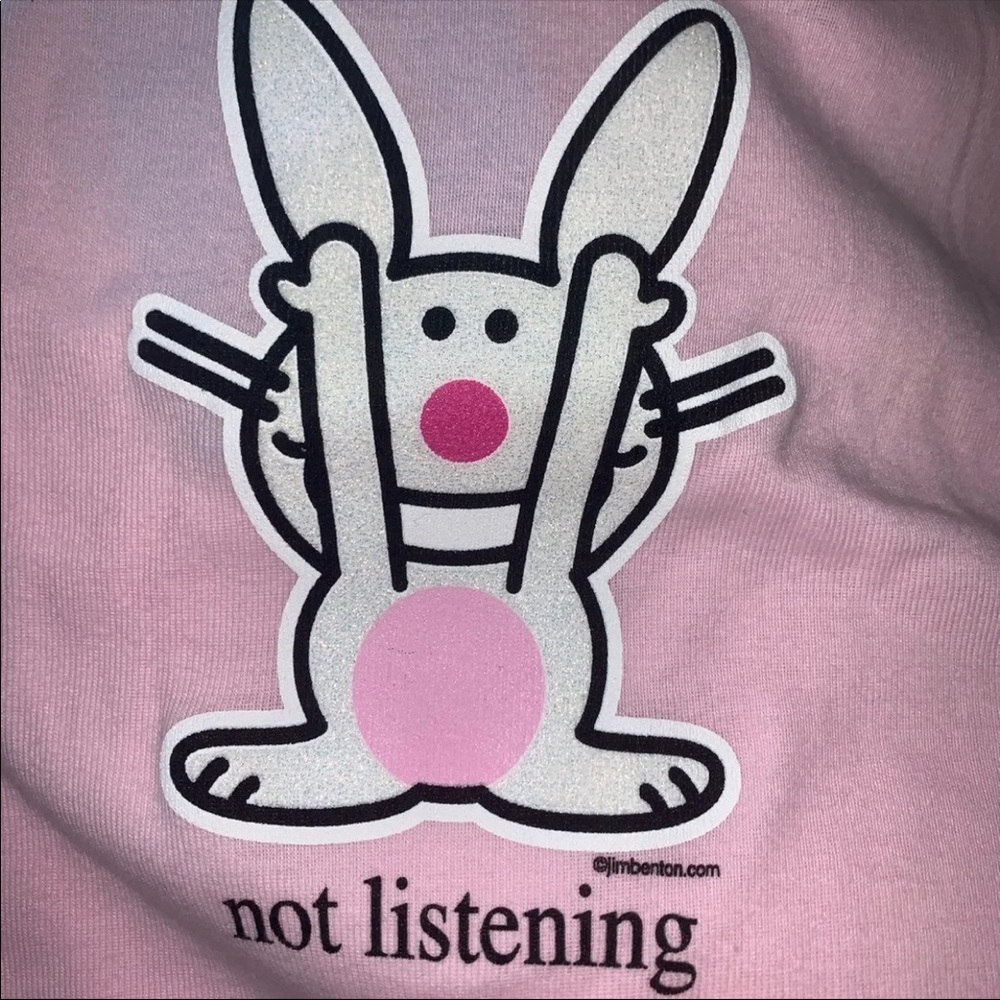 Happy Bunny Baby Tee Pink - Picture 4 of 4